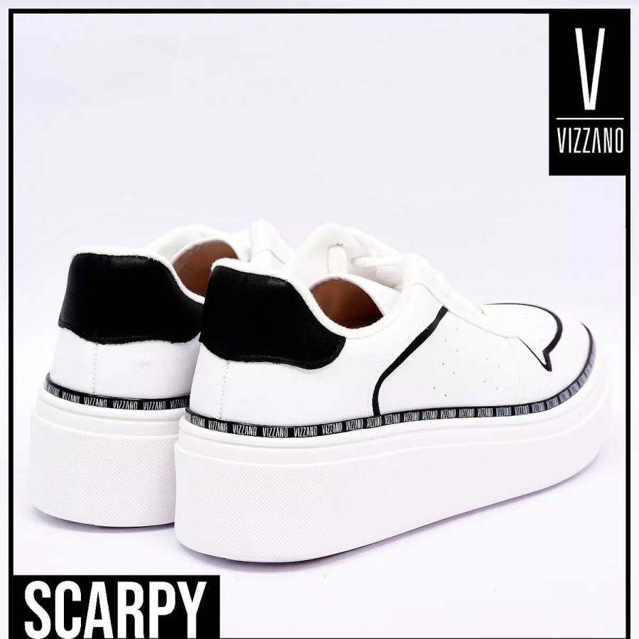 Zapatillas Scrapy | Zapatillas Mujer Vizzano Eco Cuero C/Detalles Charol Scarpy