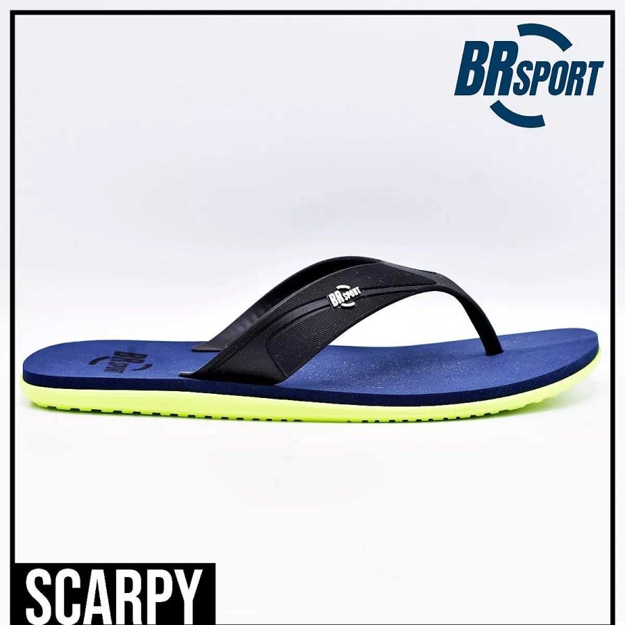 Hombre Scrapy | Ojotas Hombre Br Sport Suela Y Tiras De Goma Scarpy