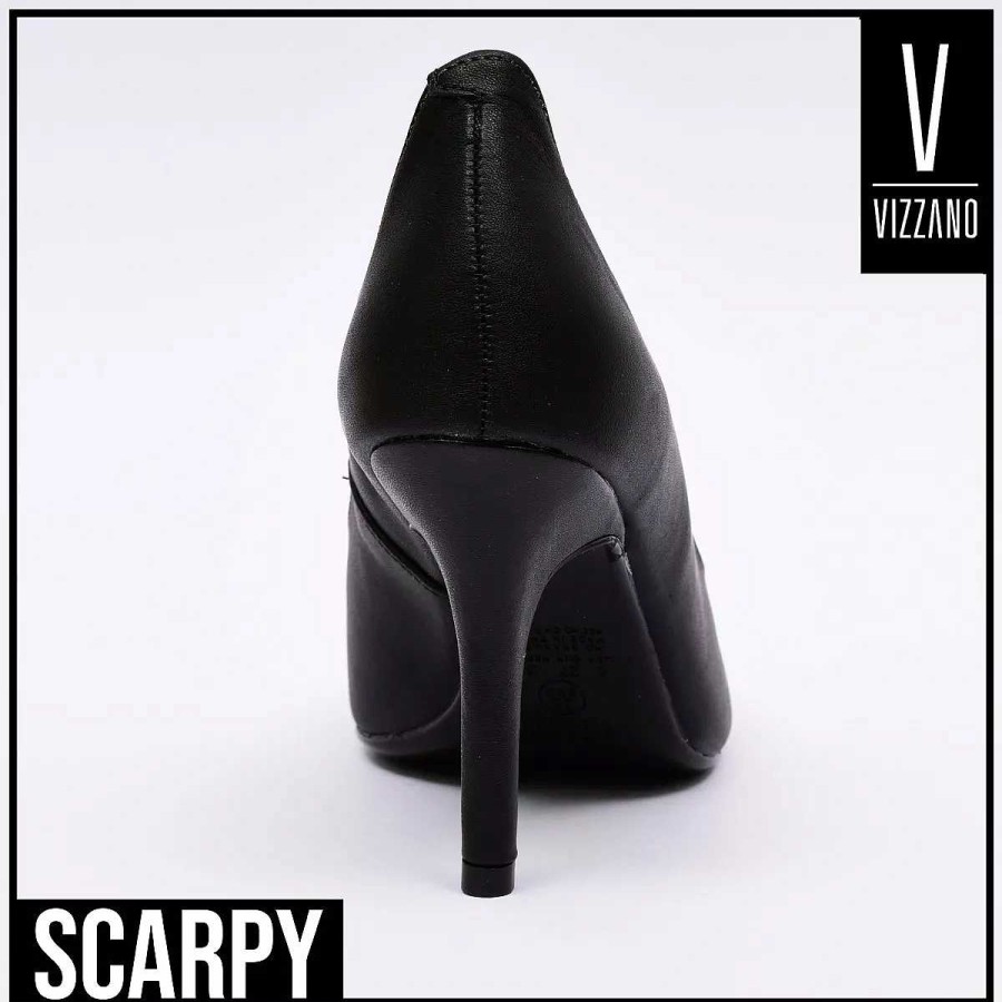 Stilletos Y Plataformas Scrapy | Zapatos Mujer Vizzano Stiletto Borde Asimetrico Napa Scarpy