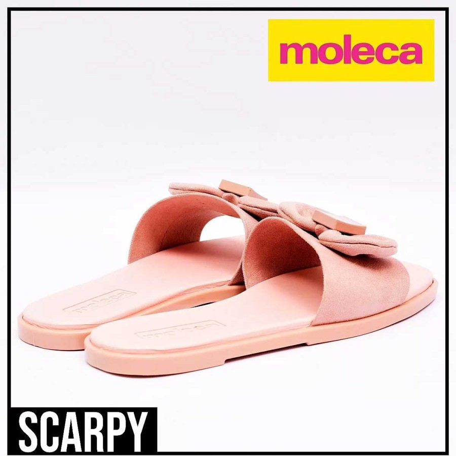 Chatitas Scrapy | Sandalias Mujer Moleca Con Mono De Gamuza Scarpy