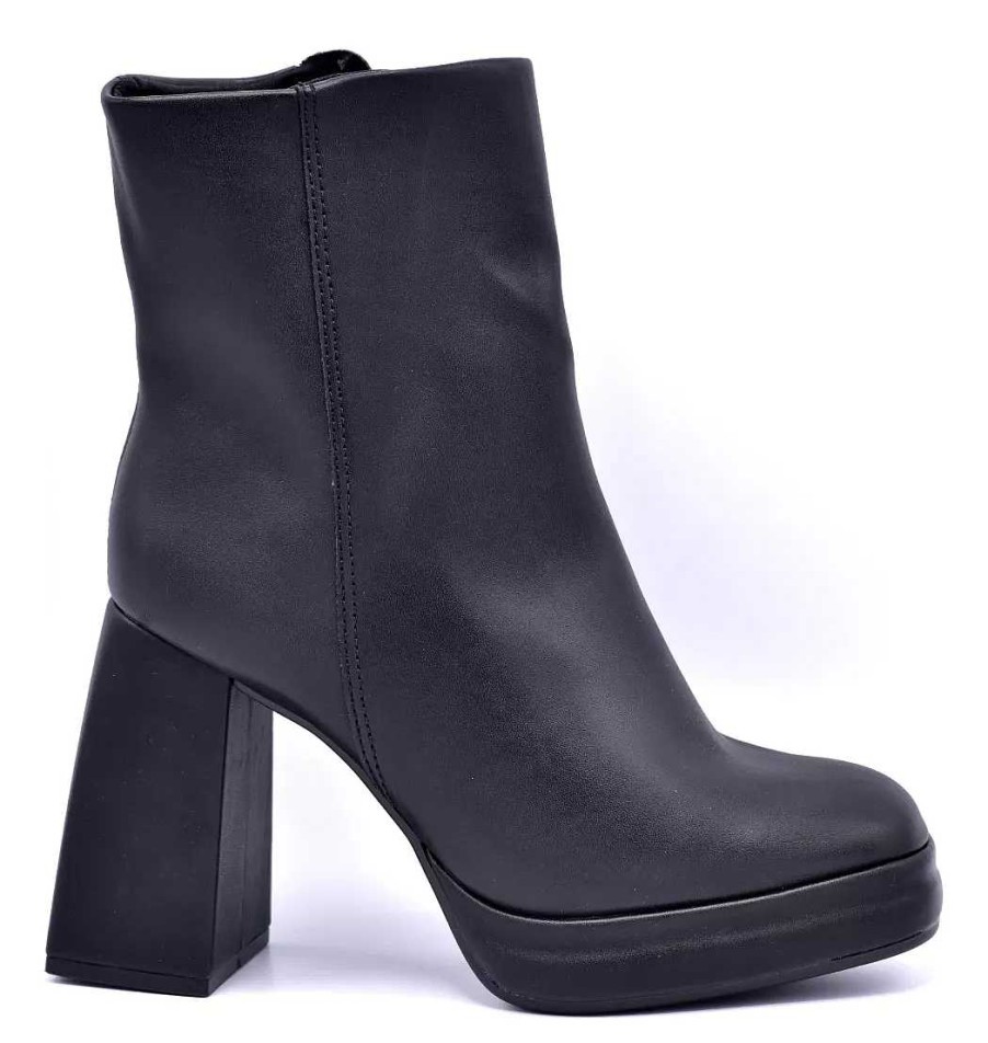 Botas Y Botinetas Scrapy | Botas Mujer Beira Rio Ecocuero Taco 10Cm C/Plataforma Scarpy