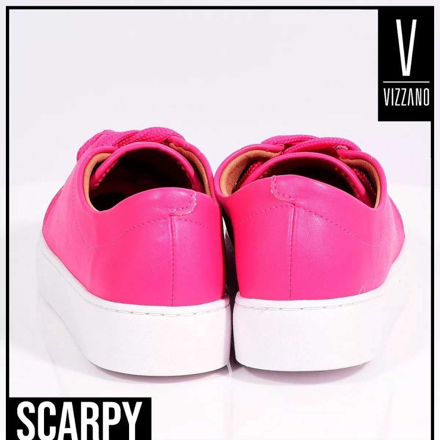 Zapatillas Scrapy | Zapatillas Mujer Vizzano Eco Cuero C/Cordones Scarpy