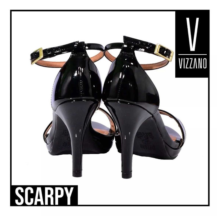 Sandalias Scrapy | Zapatos Mujer Vizzano Sandalia Plataforma Charol By Scarpy