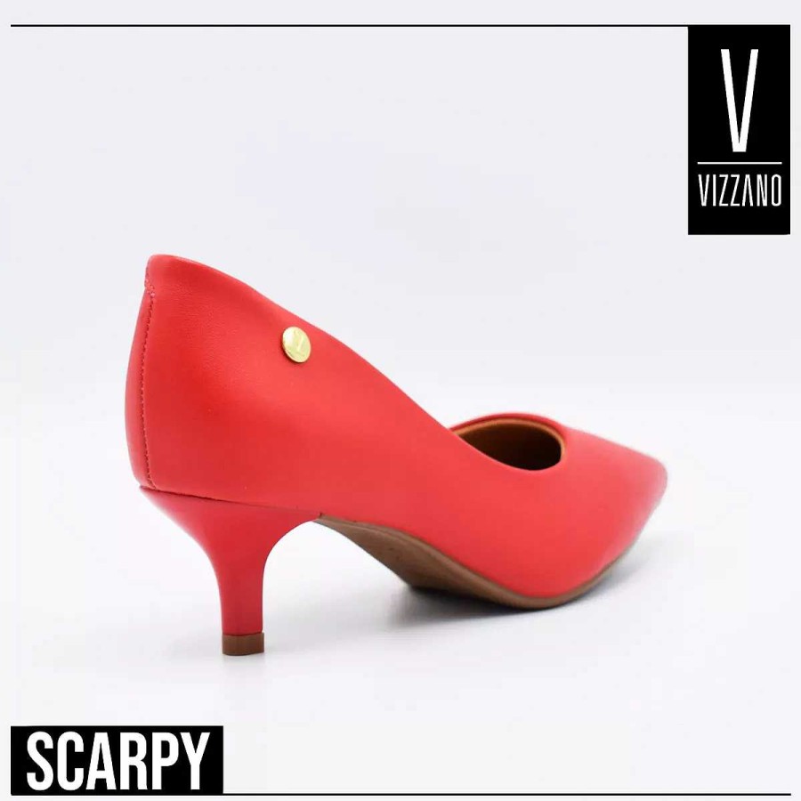 Stilletos Y Plataformas Scrapy | Zapatos Mujer Vizzano Stiletto Taco Bajo 5 Cm Napa Scarpy