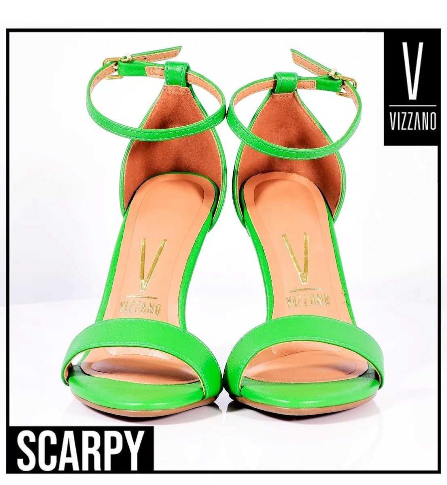 Sandalias Scrapy | Zapatos Vizzano Sandalia Eco Cuero Fiesta Taco 9Cm Scarpy