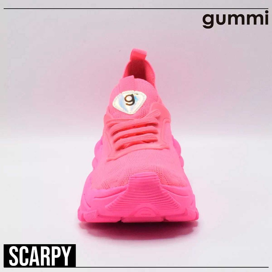 Zapatillas Scrapy | Zapatillas Mujer Gummi Bomb Sneakers Fucsia Fluo Scarpy