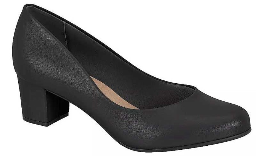 Stilletos Y Plataformas Scrapy | Stilettos Mujer Beira Rio Taco Cuadrado 5Cm Eco Cuero Scarpy