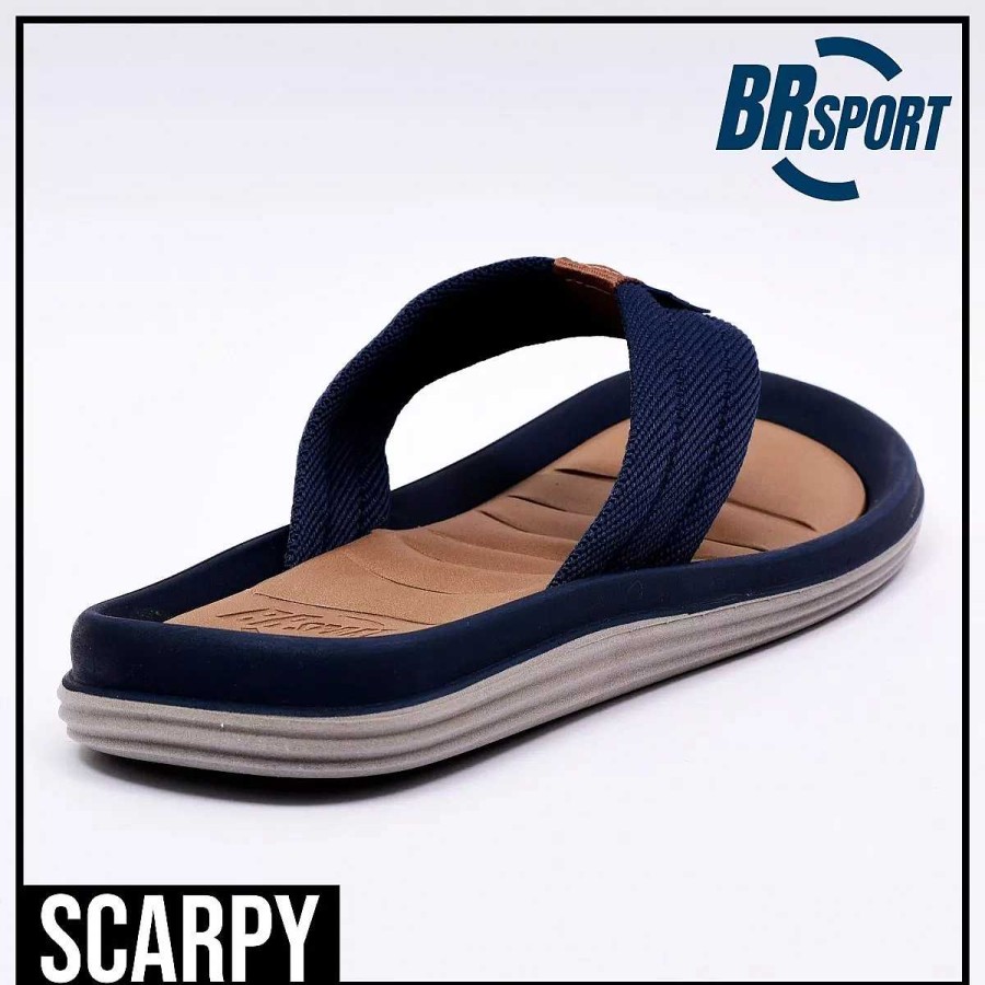 Hombre Scrapy | Ojotas Br Sport Hombre Tiras De Colores Suela Confort Scarpy