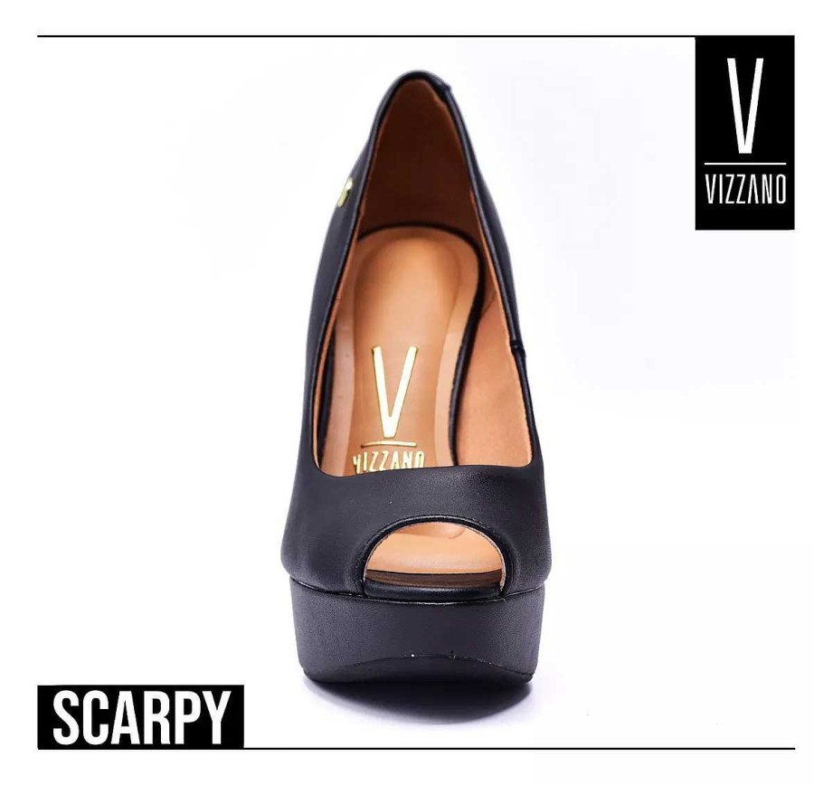 Stilletos Y Plataformas Scrapy | Stilettos Mujer Vizzano C/Plataforma Boca De Pez Scarpy