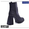 Botas Y Botinetas Scrapy | Botas Mujer Beira Rio Taco 10Cm C/Plataforma Ecocuero Scarpy