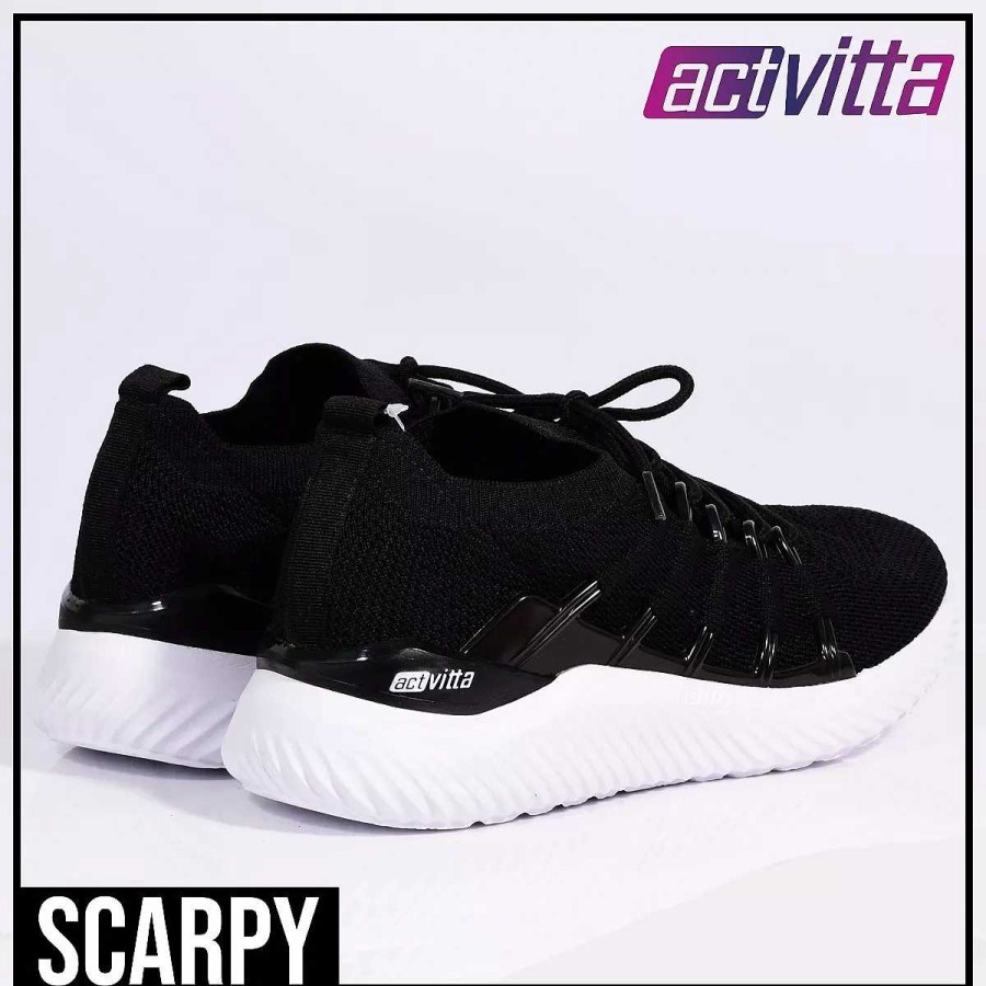 Zapatillas Scrapy | Zapatilla Actvitta Hombre Con Cordones Microtela Scarpy