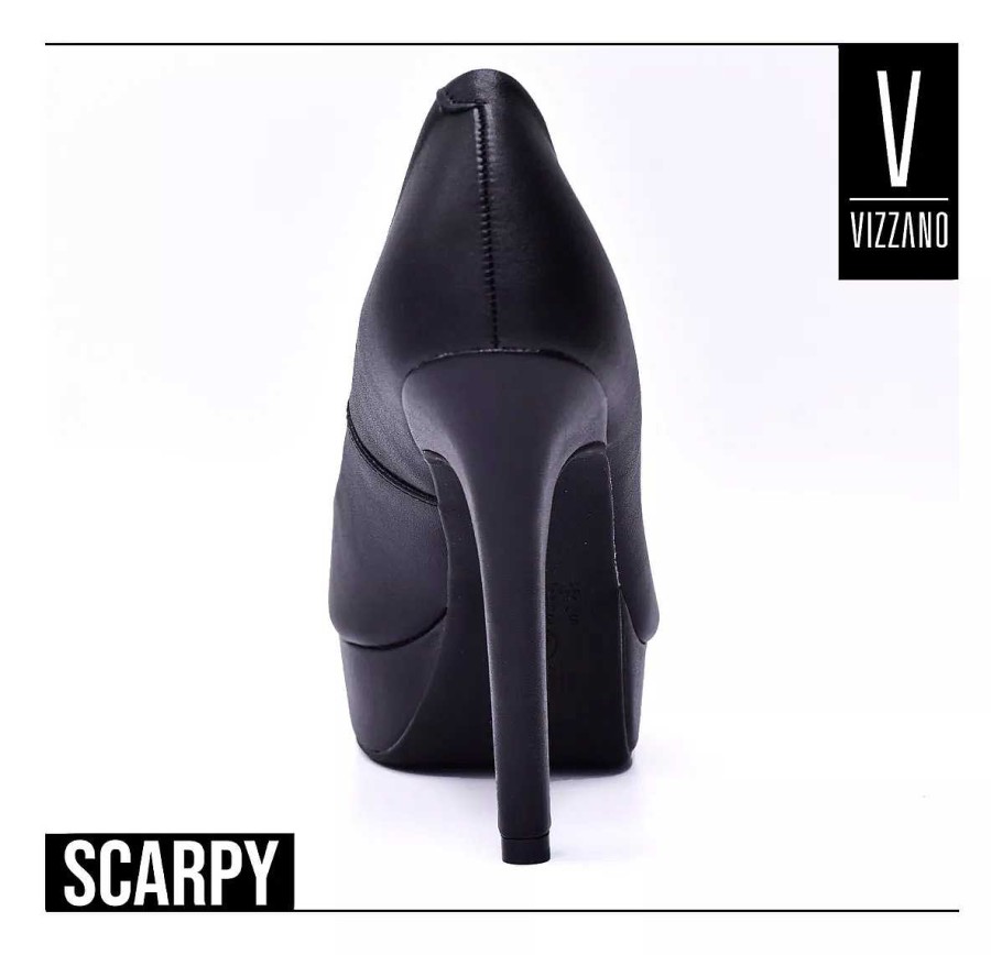 Stilletos Y Plataformas Scrapy | Stilettos Mujer Vizzano C/Plataforma Boca De Pez Scarpy