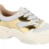 Zapatillas Scrapy | Zapatillas Beira Rio Mujer C/Metalizado Y Cordones Scarpy