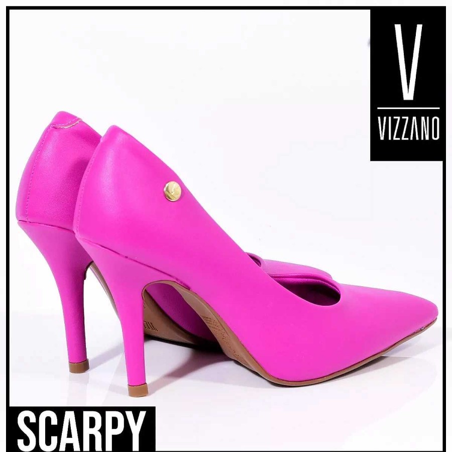 Stilletos Y Plataformas Scrapy | Zapatos Mujer Vizzano Stiletto Full Morado De Napa Scarpy