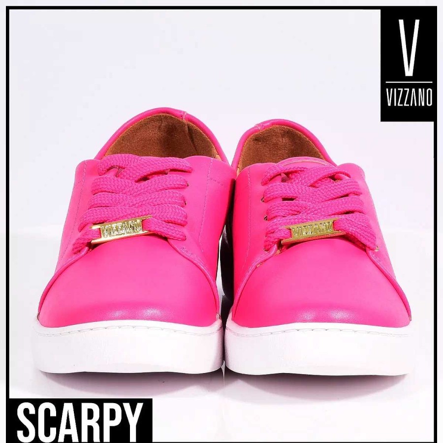 Zapatillas Scrapy | Zapatillas Mujer Vizzano Eco Cuero C/Cordones By Scarpy